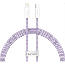 USB кабель Baseus CALD040205 Dynamic 2 Apple iPhone SE 2022 / iPhone 14 Pro Max / iPhone 14 Plus / iPhone 14 Pro / iPhone 14 / iPhone 13 Pro / iPhone 13 Mini / iPhone 13 / iPhone 13 Pro Max / iPhone 12 Mini, Lightning, 1.0 м., Фіолетовий