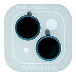 Защитное стекло камеры Apple iPhone 14 / iPhone 14 Plus, Metal Classic, Синий