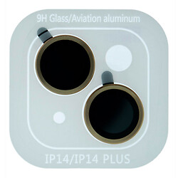 Защитное стекло камеры Apple iPhone 14 / iPhone 14 Plus, Metal Classic, Золотой