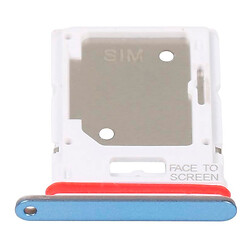 Держатель SIM карты Xiaomi Redmi Note 11 Pro Plus 5G, С разъемом на карту памяти, Синий