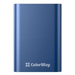 Портативна батарея (Power Bank) ColorWay PB200LPG2BL Full Power, 20000 mAh, Синій