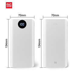 Портативна батарея (Power Bank) Gusgu Xiamen Mini, 20000 mAh, Білий - № 3