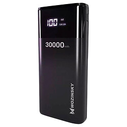 Портативная батарея (Power Bank) Wozinsky WPB-001BK, 30000 mAh, Черный
