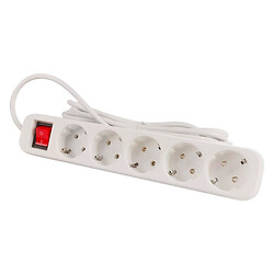 Сетевой удлинитель СolorWay PSEA53W, 3.0 м., Белый - № 2