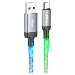 USB кабель Hoco U112, Type-C, 1.0 м., Сірий