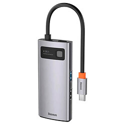 USB Hub Baseus WKWG070113 Metal Gleam, Type-C, Серый