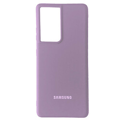 Чохол (накладка) Samsung G998 Galaxy S21 Ultra, Original Soft Case, Ліловий