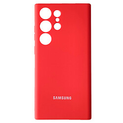 Чехол (накладка) Samsung S908 Galaxy S22 Ultra, Original Soft Case, Красный