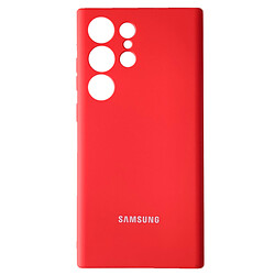 Чохол (накладка) Samsung S918 Galaxy S23 Ultra, Original Soft Case, Червоний