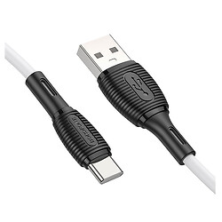 USB кабель Borofone BX86 Advantage, Type-C, 1.0 м., Белый