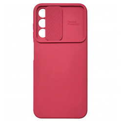 Чохол (накладка) Samsung A145 Galaxy A14, Soft TPU Armor CamShield, Wine Red, Червоний