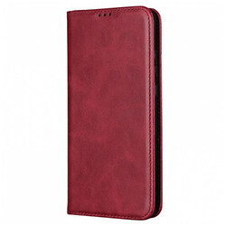 Чохол (книжка) Tecno Spark Go 2023, Leather Case Fold, Dark Red, Червоний