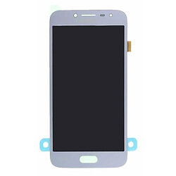 Дисплей (екран) Samsung J250 Galaxy J2, З сенсорним склом, Без рамки, OLED, Срібний