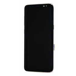 Дисплей (екран) Samsung G950 Galaxy S8, З сенсорним склом, З рамкою, OLED, Золотий