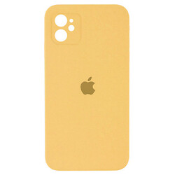 Чохол (накладка) Apple iPhone 12, Original Soft Case, Жовтий