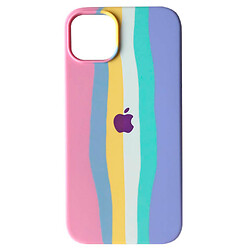Чохол (накладка) Apple iPhone 14 Plus, Colorfull Soft Case, Rainbow 3