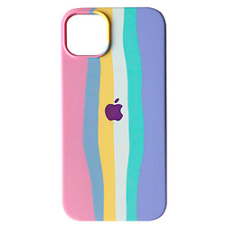 Чохол (накладка) Apple iPhone 14, Colorfull Soft Case, Rainbow 3