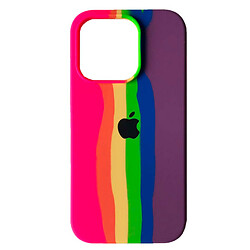 Чохол (накладка) Apple iPhone 14, Colorfull Soft Case, Rainbow 7