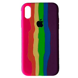 Чохол (накладка) Apple iPhone X / iPhone XS, Colorfull Soft Case, Rainbow 7
