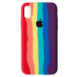 Чохол (накладка) Apple iPhone XR, Colorfull Soft Case, Rainbow 2