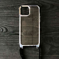 Чехол (накладка) Apple iPhone 14, Rope Clear Camera Frame, Черный