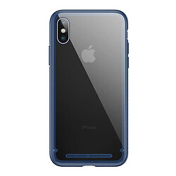 Чохол (накладка) Apple iPhone X / iPhone XS, Baseus See-through, Синій