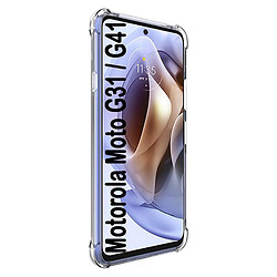 Чохол (накладка) Motorola XT2173-3 Moto G31, BeCover Anti-Shock, Прозорий