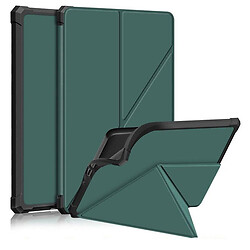 Чохол (книжка) Amazon Kindle Paperwhite 2021, BeCover Ultra Slim Origami, Dark Green, Зелений