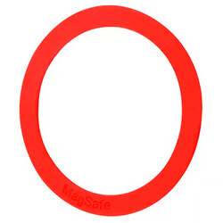 Пластина-кольцо для MagSafe Silicone, Красный