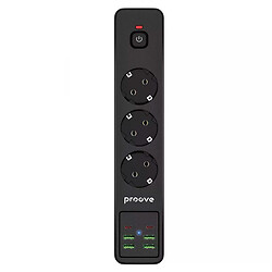 Сетевой удлинитель Proove P-03, 2.0 м., Черный