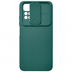 Чехол (накладка) Xiaomi Redmi Note 12S, Soft TPU Armor CamShield, Dark Green, Зеленый