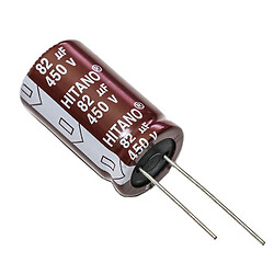Электролитический конденсатор 220uF 50V EFH 10x16 (EFH221M50B – Hitano), 220 мф, 50 В