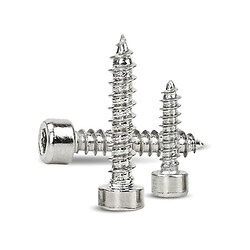 Шуруп с цилиндрической головкой M2x6mm (класс 8.8, белое цинкование, внутренний шестигранник)