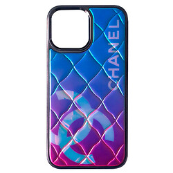 Чохол (накладка) Apple iPhone 13 Pro Max, CHANEL Delux Edition, Pink-Blue, Синій