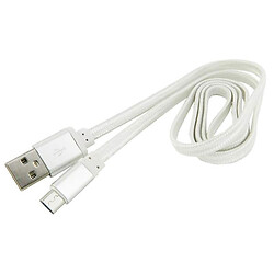 USB кабель Walker C330, MicroUSB, 1.0 м., Белый
