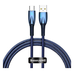 USB кабель Baseus CADH000403 Glimmer, Type-C, 1.0 м., Синій