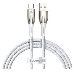USB кабель Baseus CADH000402 Glimmer, Type-C, 1.0 м., Білий