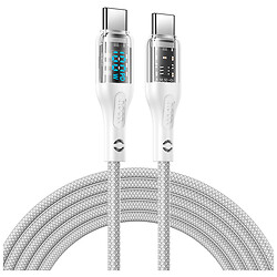USB кабель Hoco U115, Type-C, 1.2 м., Сірий