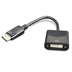 Адаптер Cablexpert, DVI, DisplayPort, 0.1 м., Чорний