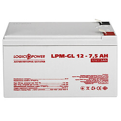 Акумулятор LogicPower 12V 7.5AH