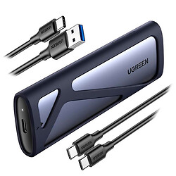 Зовнішня USB кишеня для SSD Ugreen CM400, Сірий