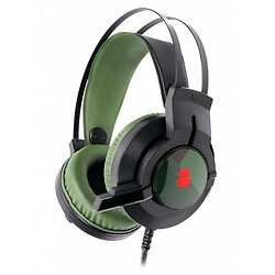 Навушники A4Tech J437 Bloody, З мікрофоном, Зелений