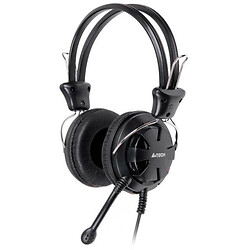 Навушники A4Tech HS-28-1, З мікрофоном, Чорний