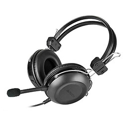 Наушники A4Tech HU-35, С микрофоном, Черный - № 4