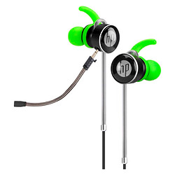 Навушники HP DHE-7004, З мікрофоном, Зелений