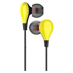 Навушники iKaku KSC-478 Mingyue, З мікрофоном, Жовтий