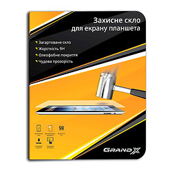 Захисне скло Samsung T110 Galaxy Tab 3 / T111 Galaxy Tab 3 Lite 7.0 / T113 Galaxy Tab 3 / T115 Galaxy Tab 3 Lite / T116 Galaxy Tab 3 Lite, Grand-X, Прозорий