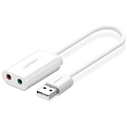 Звуковая карта Ugreen US205, Белый
