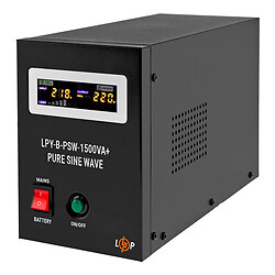Бесперебойный блок питания LogicPower LPY-B-PSW-1500VA+, Черный
