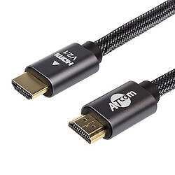 Кабель Atcom Premium HDMI-HDMI, 5.0 м., Черный